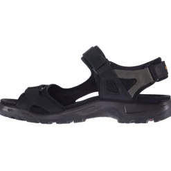 Sandales*Ecco Offroad Black Oil Nubuck Sandal